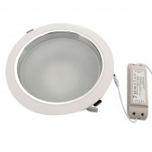 Spot encastrable 30W LED SMD5630 Samsung 2800°K 120° Triac dimmable D230x88mm découpe 200mm