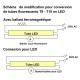 Schéma de connexion pour ballast ferromagnétique