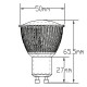 Spot 4W GU10 LED High Power 120° 