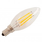 Ampoule E14 4W filament LED COG dimmable