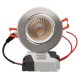 Spot encastrable 5W LED COB Citizen orientable blanc chaud alu clair