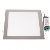 Panneau LED encastrable 24W carré 295X295X13mm blanc pur 840 alu clair