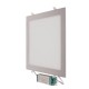 Panneau LED encastrable 24W carré 300X300X13mm blanc pur 840 alu clair
