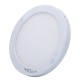 Plafonnier rond LED 18W IP44 220x18mm applique blanc pur 840