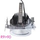 Spot encastrable orientable 40W LED COB R9 pour produits boucherie charcuterie