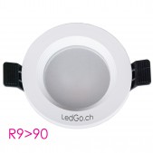 Spot encastrable 8W 2100°K 120° D117x30mm découpe 85mm