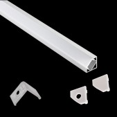 Profil aluminium corner 45° 18.5x18.5mm 2.5m 007-R