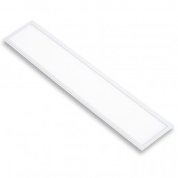 Panneaux LED 40W 1200x300x9mm dimmable blanc pur 6 filins suspension réglables inclus