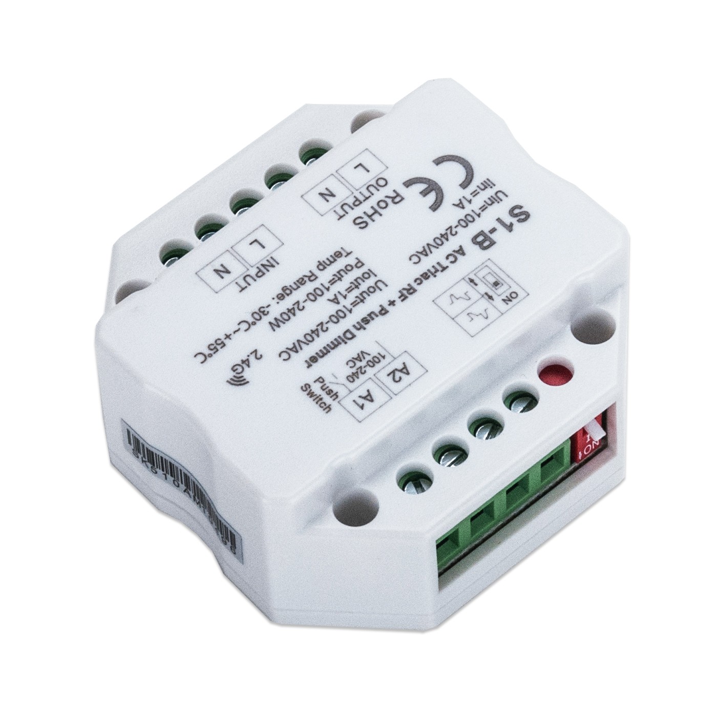 1 pièces variateur de lumière Module de commutateur de variateur Intelligent 1/2 voies interrupteur de lumière à intensité variable(1 gang