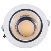 Spot encastrable 8W led COB 3000°K 60° D111xH69mm découpe 90mm