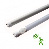 Tube LED T8 19W 120cm 120° détecteur de présence PIR + Temporisation 10-100% blanc jour
