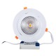 Spot encastrable 40W LED COB Citizen (1210) orientable blanc pur 60° Ra90 D194x129mm découpe 160-175mm alimentation incluse