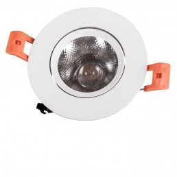 Spot encastrable 7W LED COB orientable blanc chaud DALI dimmable