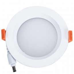 Spot encastrable 12W LED SMD2835 Samsung blanc pur D110x48mm découpe 80-95mm