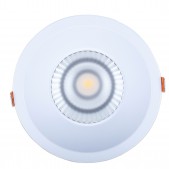 Spot encastrable 18W COB Citizen blanc pur 60° alimentation Boke non-dimmable incluse D190x120mm découpe 165-170mm