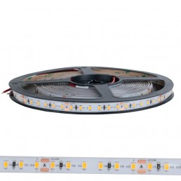 Bande LED 50W 10W/m 24V IP54 600 SMD2835 5M IRC90 3000°K largeur 8mm