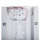 Panneau/Plafonnier LED UGR19 RG0 22/38W et CCT avec détecteur de mouvement réglable 6m 3min. 10-100% en applique 1274x228x37mm