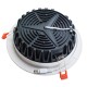 Spot encastrable 9W(20W) 120 LED Osram SMD2835 100° 3000°K Ra90 IP20 D230x60mm découpe 190mm