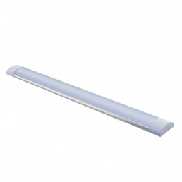 Plafonnier réglette LED 40W 1190x120x42mm 120° IP42 4000°K avec détecteur Radar réglable et mode de veille