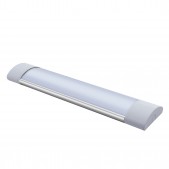 Plafonnier réglette LED 40W 1190x120x42mm 120° IP42 CCT réglable avec détecteur Radar réglable et mode de veille