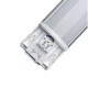 Plafonnier réglette LED 40W 1190x120x42mm 120° IP42 4000°K avec détecteur Radar réglable et mode de veille
