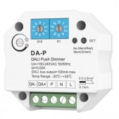 Module variateur Variateur DALI 230V AC 64 adresses réglables + push dim. + DALI bus 16V DC 100mA