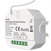 Module variateur récepteur 230V RF + push dim. 1 canal pour bande led haute tension