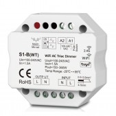 Module variateur récepteur 230V WIFI & RF + push dim. 1 canal 360W (Tuya)
