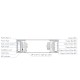Contrôleur récepteur RF tension stabilisée 5 canaux 12-48V DC 6A par canal push dim. + Wi-Fi (Tuya)