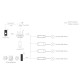 Schema-Contrôleur récepteur variateur 230V AC 5A x 4 canaux RF2.4GHz + Wi-Fi (Tuya) on/off