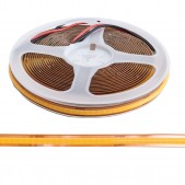 Bande LED free cut 12W/m 24V IP20 COB (528 smd/m) 5M 100lm/W IRC90 largeur 8mm