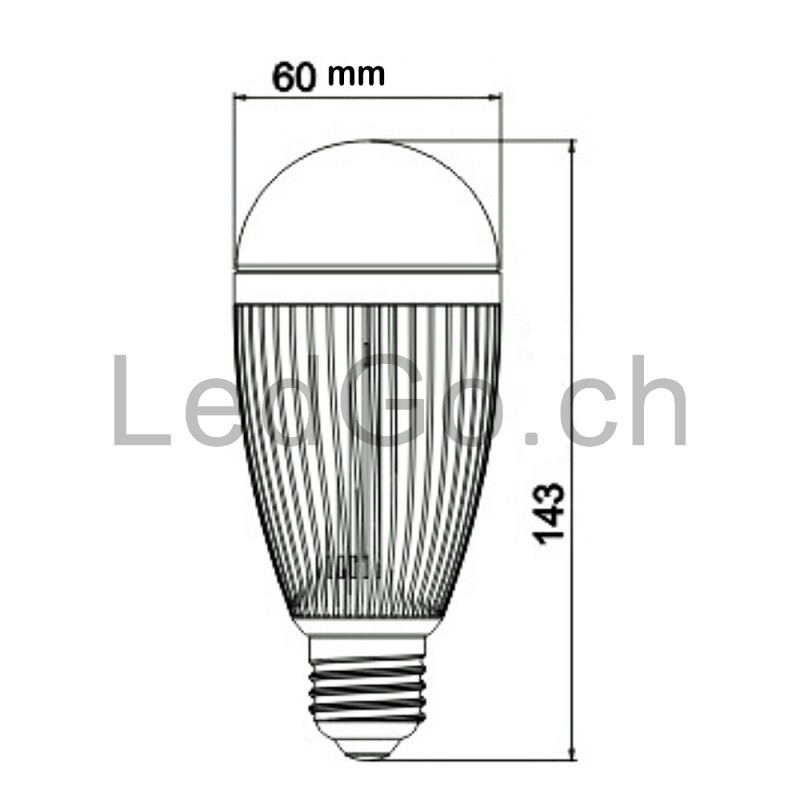 Ampoule 9W E27 LED High Power