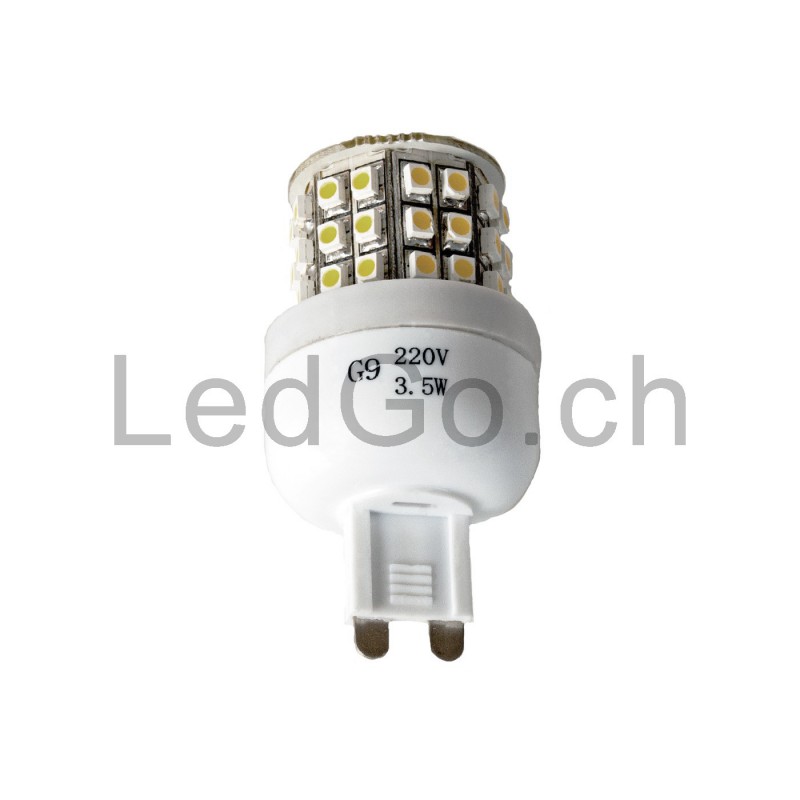 10 G9 LED ampoule 5W blanc chaud allume SMD2835 économie d'énergie