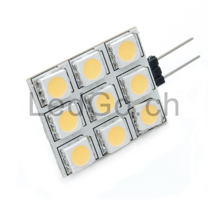 Ampoule G4 1W carrée LED SMD5050 12V