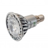 Spot E14 3W LED High Power Epistar blanc chaud