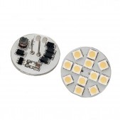 Ampoule G4 2W backpin LED SMD5050 blanc chaud 12V